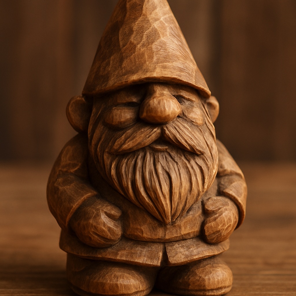 Little wooden gnome